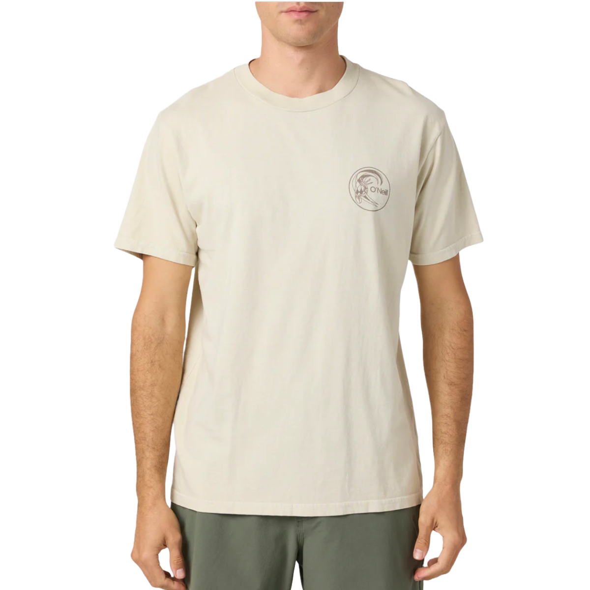 O'Neill OG Log Tee in Light Khaki
