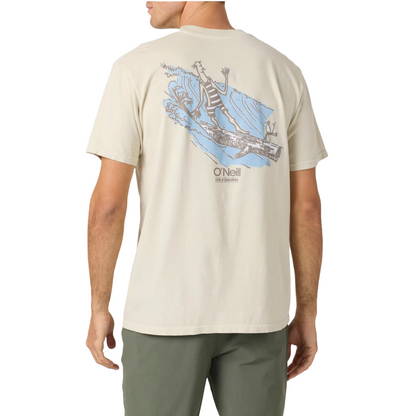 O'Neill OG Log Tee in Light Khaki
