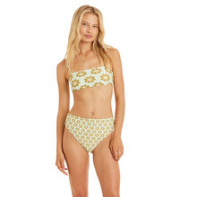 Sisstr Flowers In The Sky Bandeau Bikini Top in Sea Mint