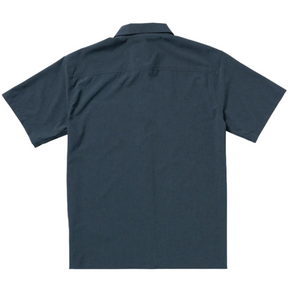 Billabong Surftrek Perf Short Sleeve Woven Shirt in Navy