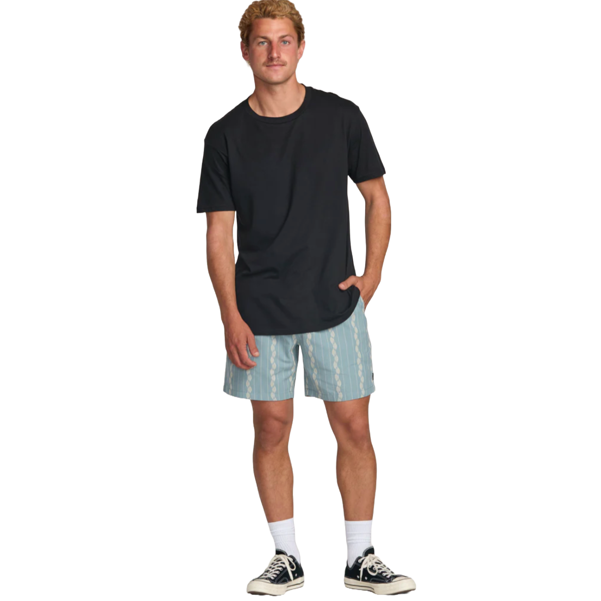 Billabong Mario Jaquard Short in Cosmic Blue