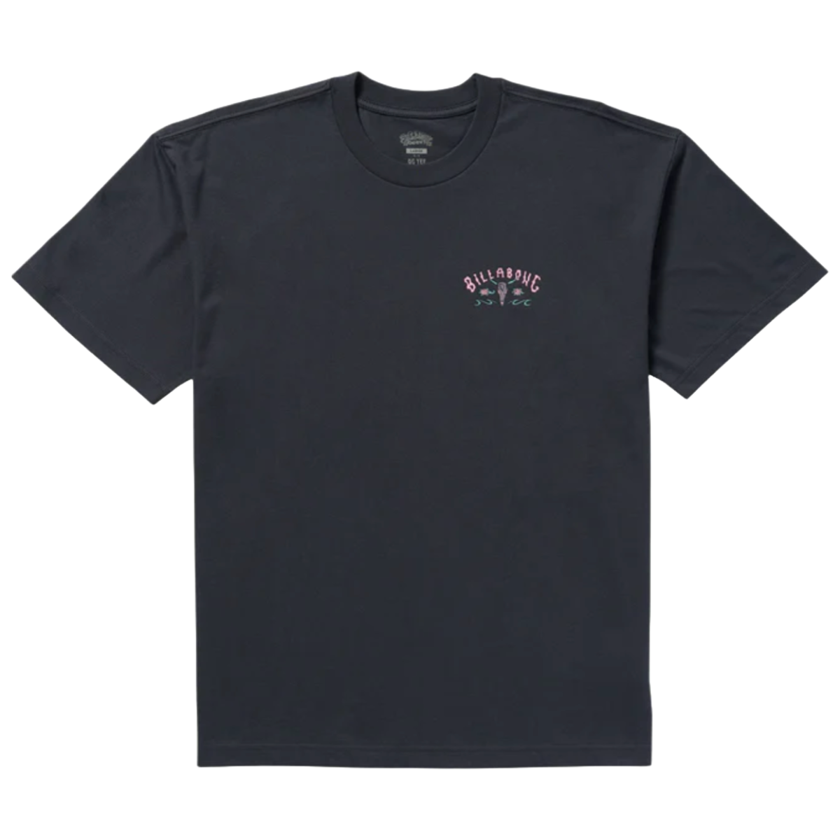 Billabong Raging Bull Regular Tee in Washed Black