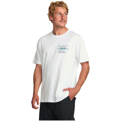 Billabong Tidel Research A/Div Tee in White