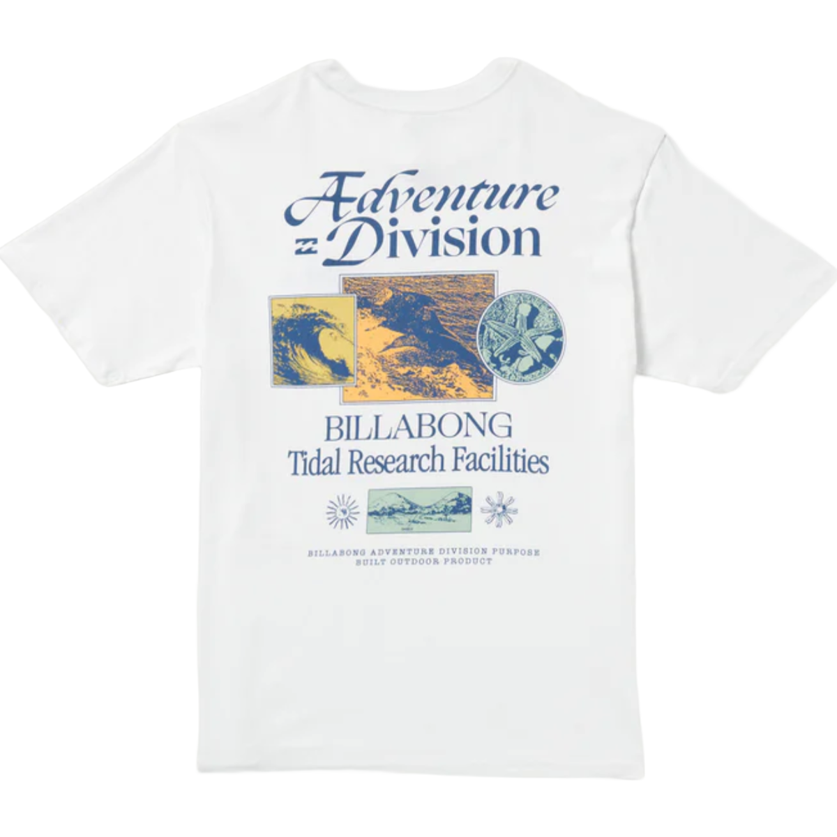 Billabong Tidel Research A/Div Tee in White