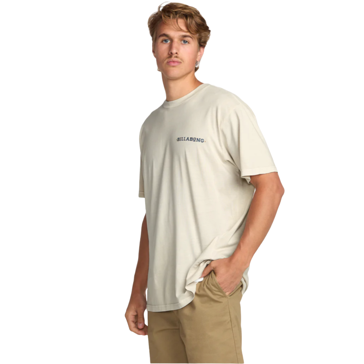 Billabong Paise Haze Premium Wave Wash Tee in Chino