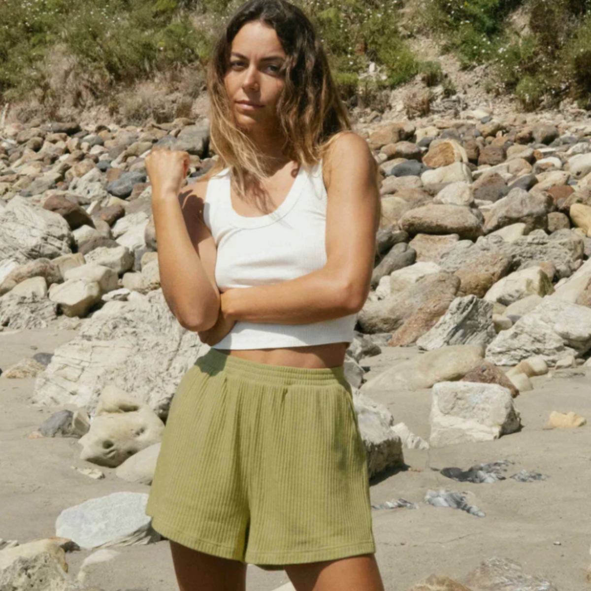 Billabong Aya Sun Short in Avocado