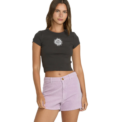 Billabong Bring The Sun Tee in Off Black