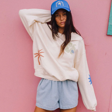 Billabong Water Signs Kendal Crew Sweatshirt in Whitecap