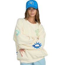 Billabong Water Signs Kendal Crew Sweatshirt in Whitecap
