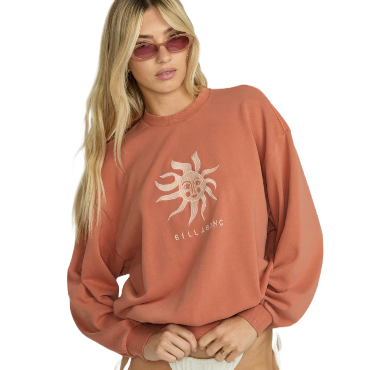 Billabong Bright Sun Kendal Crew Sweatshirt in Kiss The Earth