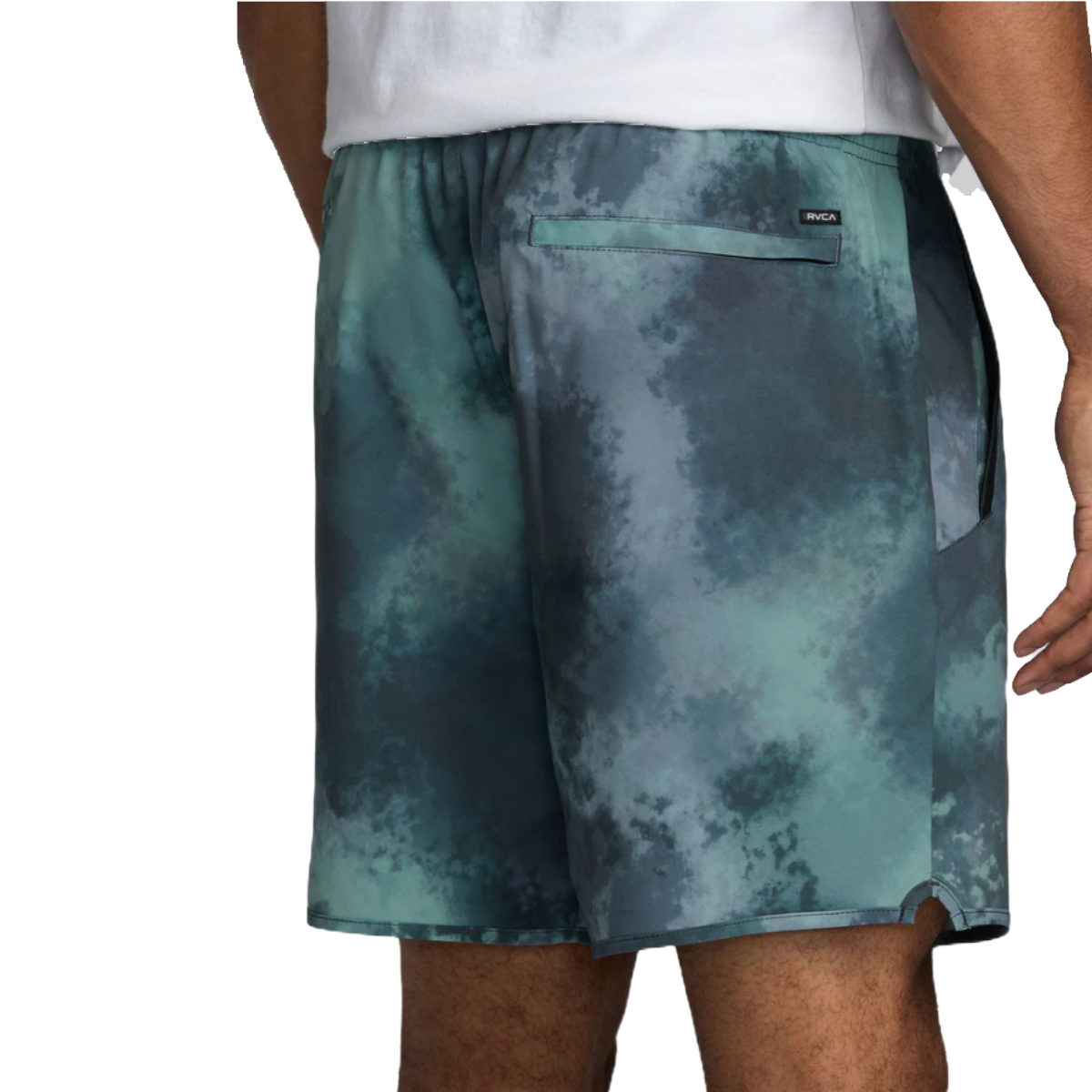 RVCA Yogger Stretch 17" Shorts in Bottle Green