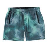 RVCA Yogger Stretch 17" Shorts in Bottle Green