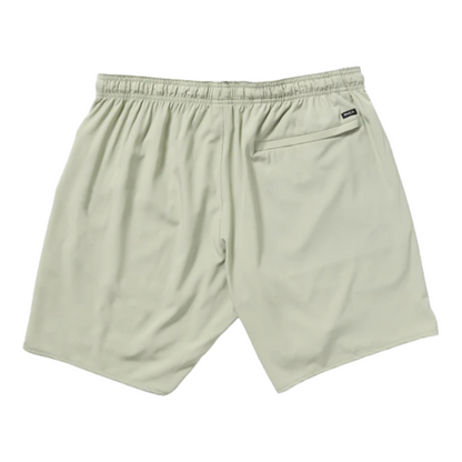 RVCA Yogger Stretch 17" Shorts in Light Olive