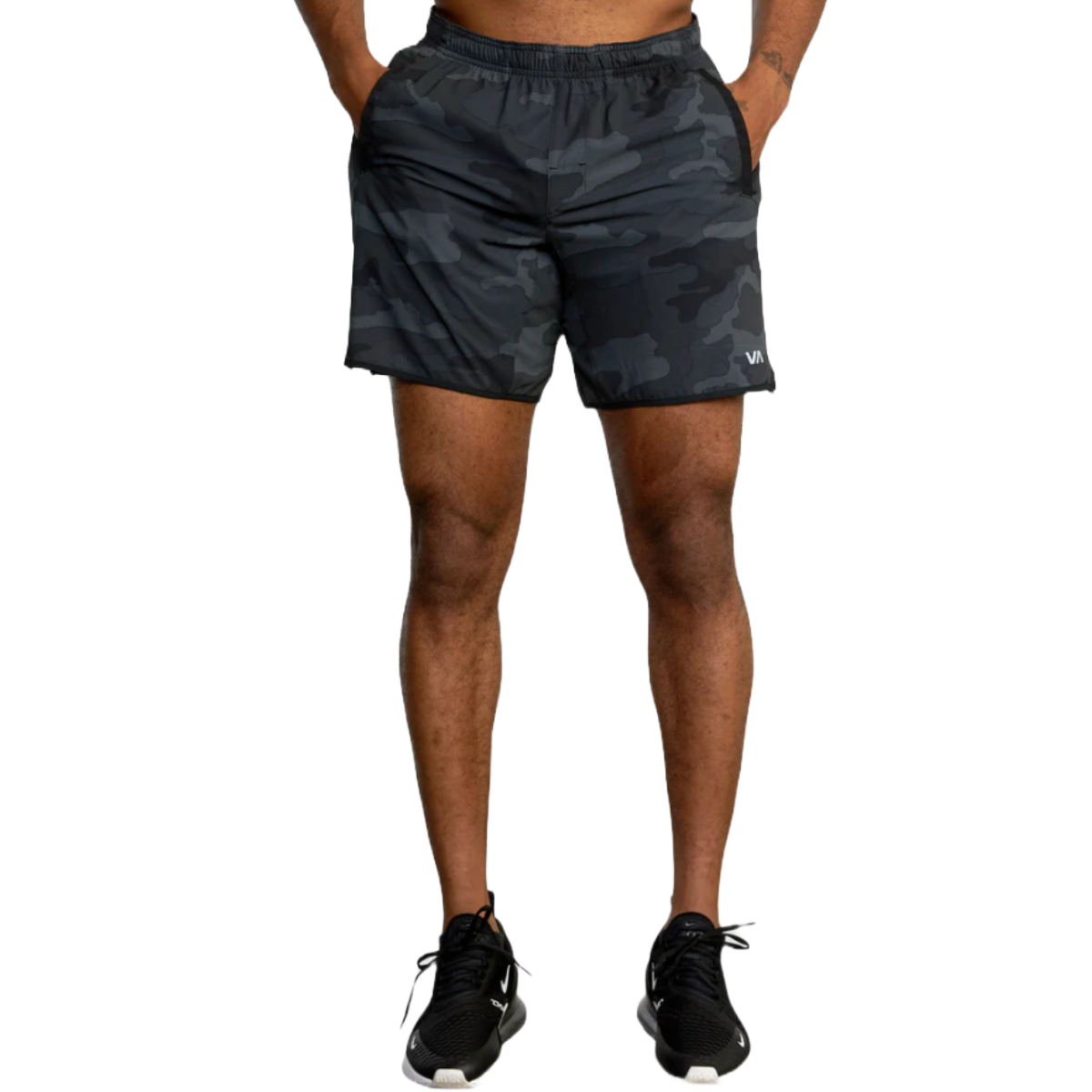 RVCA Yogger Stretch 17" Shorts in Camo