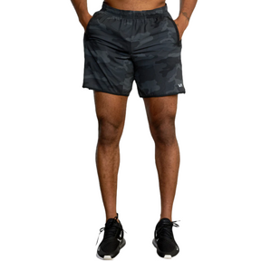 RVCA Yogger Stretch 17" Shorts in Camo