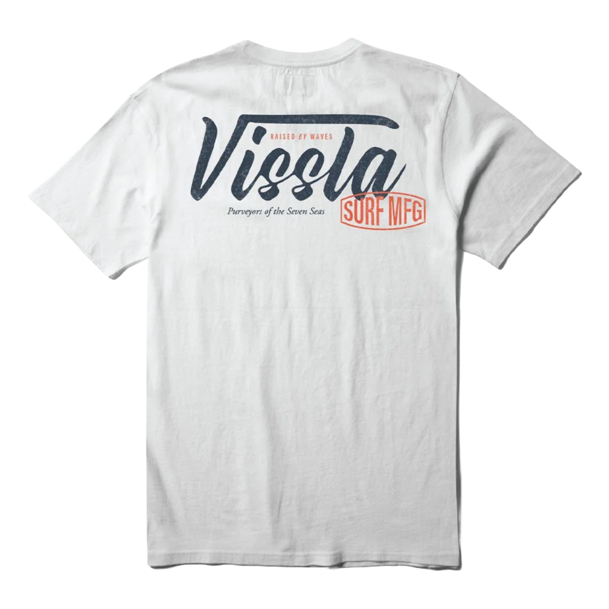 Vissla Stamped Pocket Tee in White