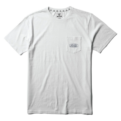 Vissla Stamped Pocket Tee in White