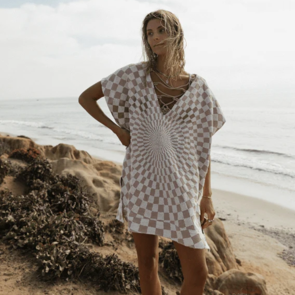 Sand Cloud Checkster Cover up