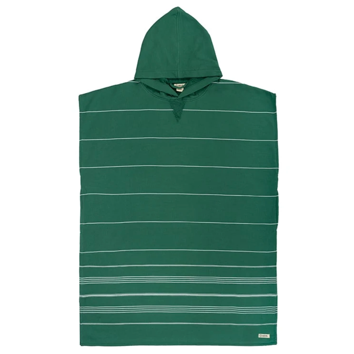 Sand Cloud Classic Stripe Hooded Poncho in Rain Forest