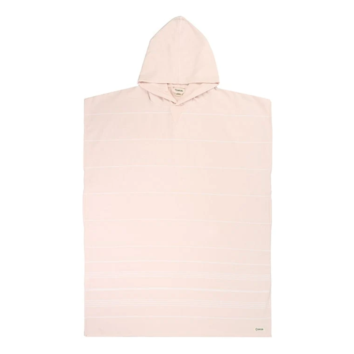 Sand Cloud Classic Stripe Hooded Poncho in Calcite Pink