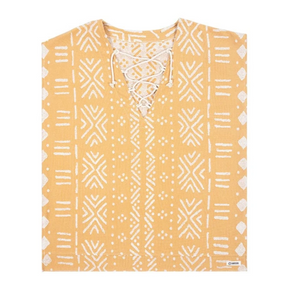 Sand Cloud Adobe Mudcloth Cover Up in Sunflower