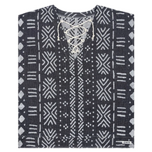 Sand Cloud Adobe Mudcloth Cover Up in Black