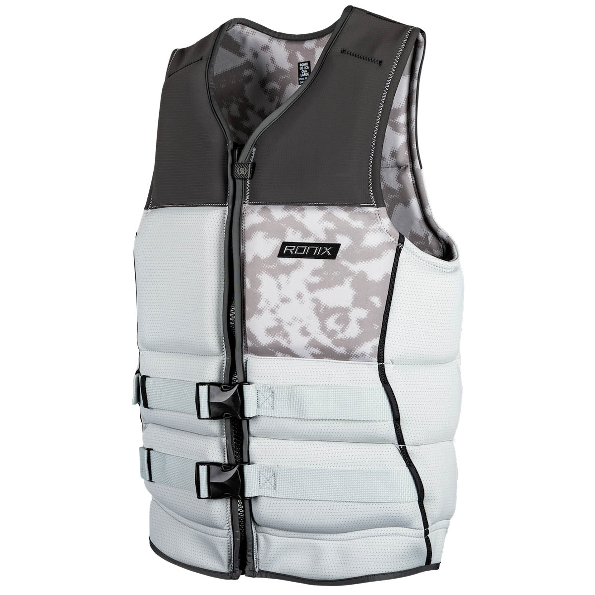 Ronix Trooper Capella 3.0 CGA Life Jacket in Grey / Snow