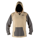 Ronix Men's UV Shade Wick Dry Hoodie in Sand / Charcoal