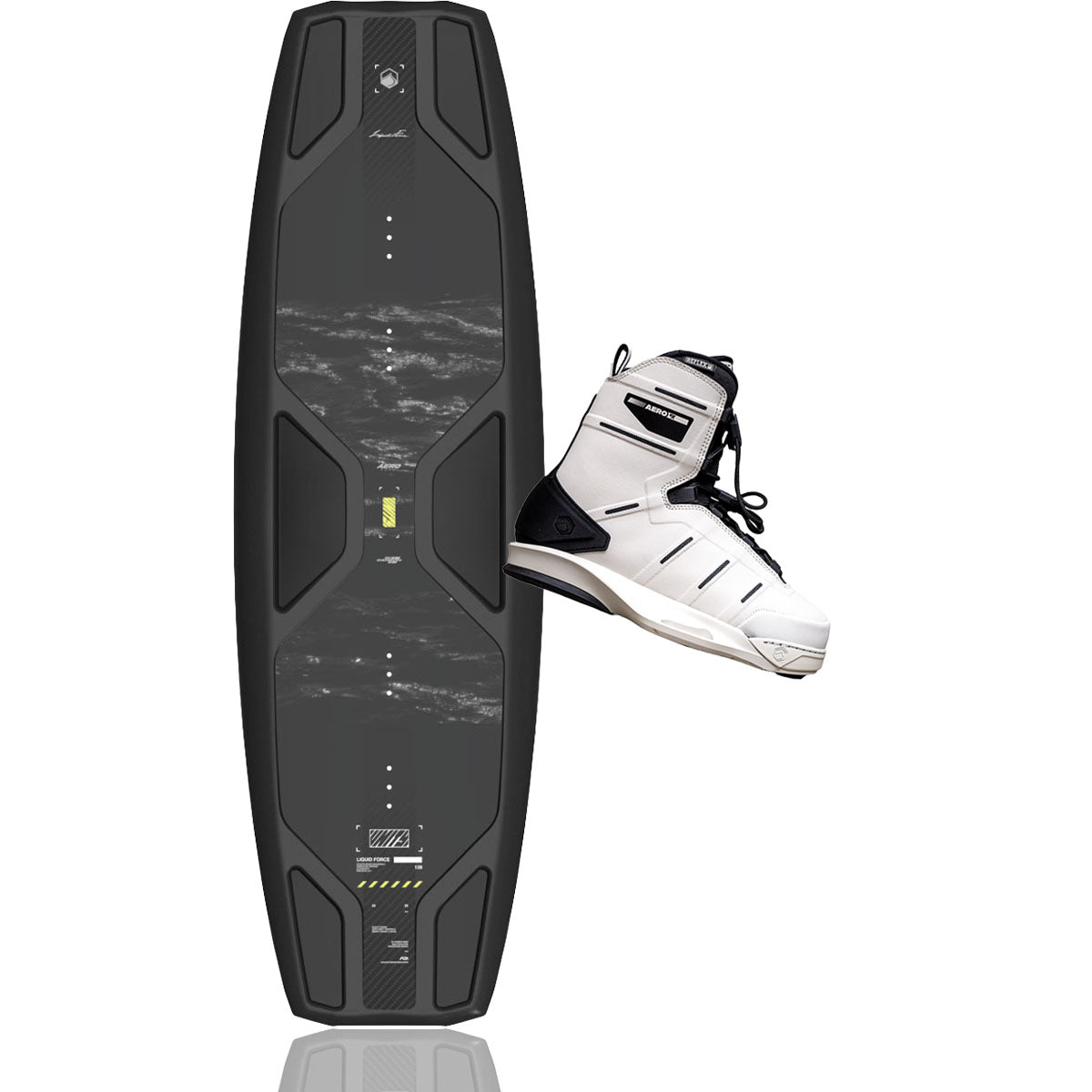Liquid Force Unity Aero w/ Aero 6X White Wakeboard Package 2026