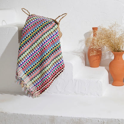 Kikoya Pompom Bubble Handloom Turkish Towel