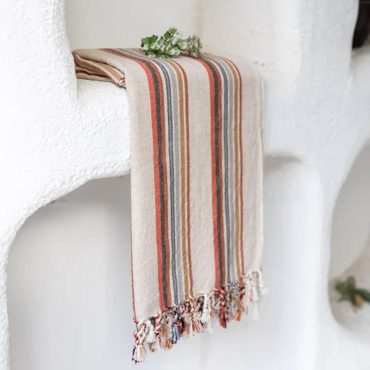 Kikoya Mid Weight Rustic Vintage Turkish Towel