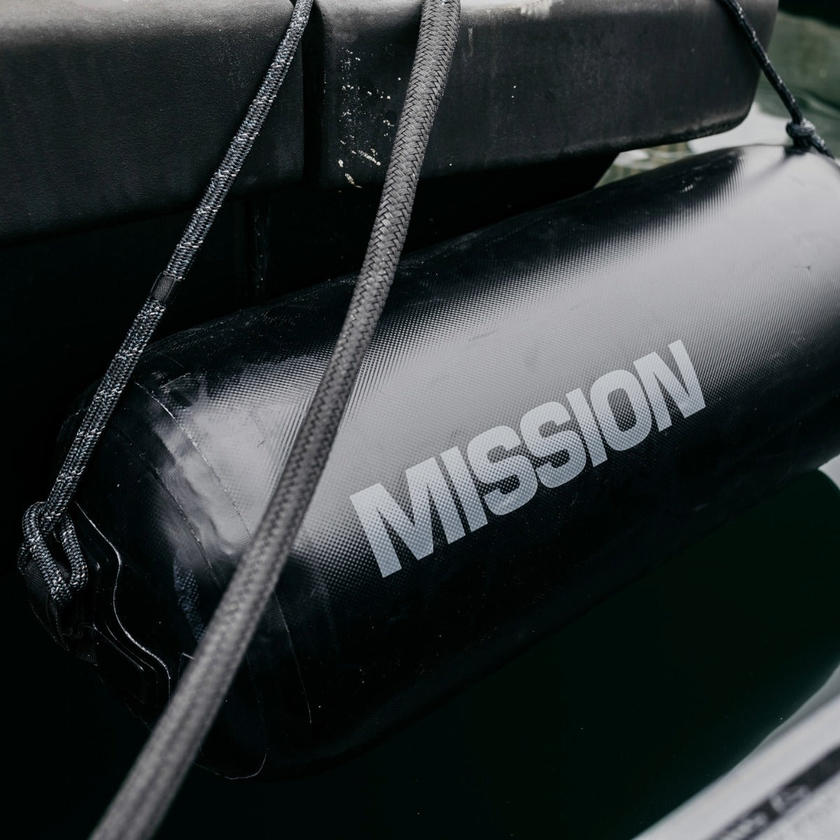 Mission Brigade Pendant Inflatable Fender 12''x 32'' in Black