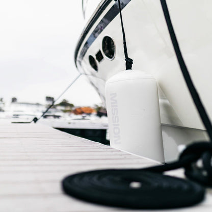 Mission Brigade Pendant Inflatable Fender 12''x 32'' in White