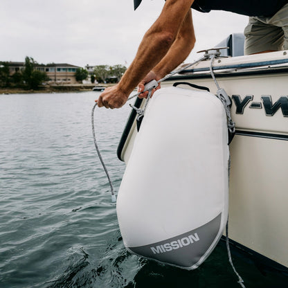 Mission Dymon Inflatable Fender in White