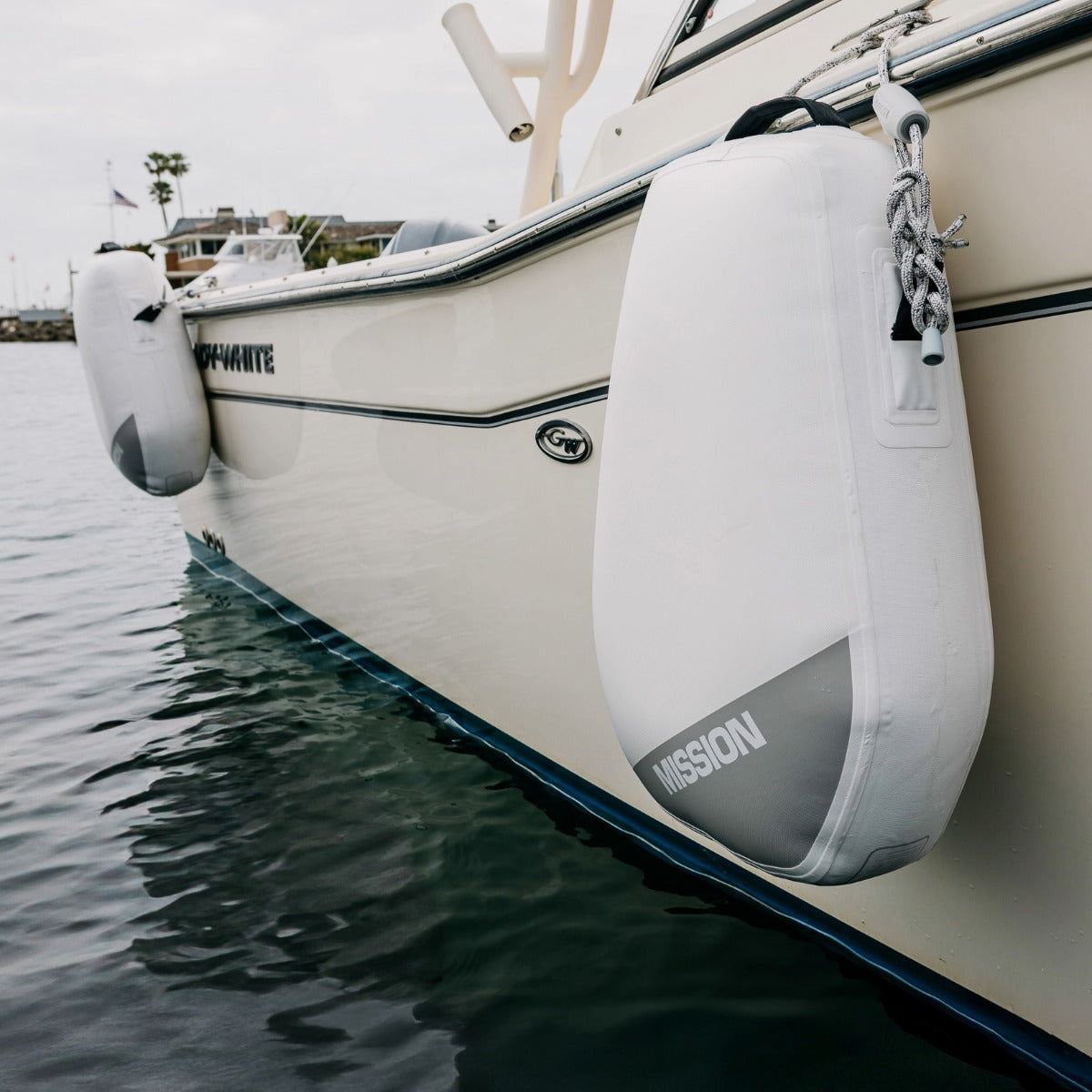 Mission Dymon Inflatable Fender in White