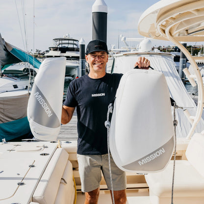 Mission Dymon Inflatable Fender in White