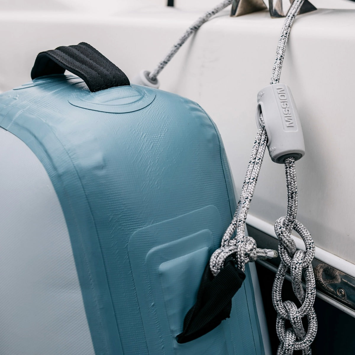 Mission Dymon Inflatable Fender in Blue Grey