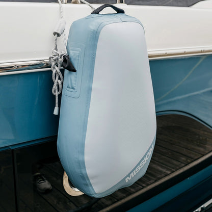 Mission Dymon Inflatable Fender in Blue Grey