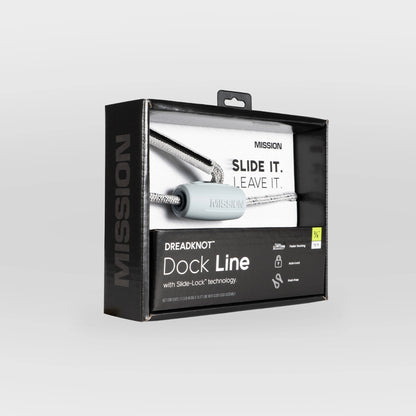 Mission Dreadknot Dock Line 1/2in. 25ft. in Grey