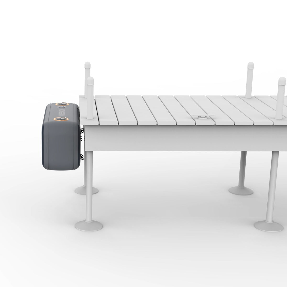 Mission Titan Inflatable Dock Bumper 3' in Grey