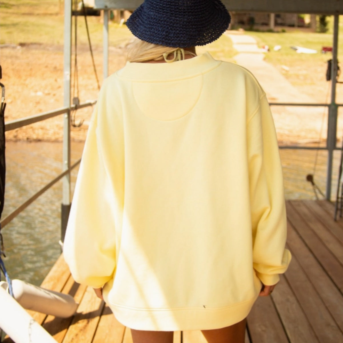 Charlie Southern Meet Me At The Lake Mockneck in Yellow