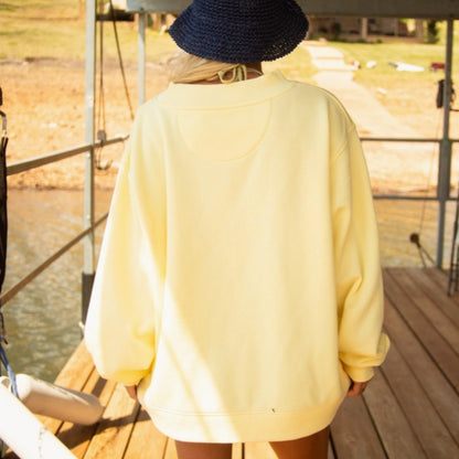 Charlie Southern Meet Me At The Lake Mockneck in Yellow