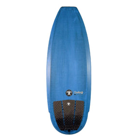 Soulcraft SuperFly Black Magic Wakesurf Board in Distressed Blue Deck 2026