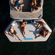 Mission Inflatable Mat | REEF DECK 73 | Diamond 6.5' x 13.3' Inflatable Swim Platform & Lounger