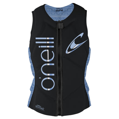 O'Neill Women's Slasher Comp Vest in Tempsteel/Surf