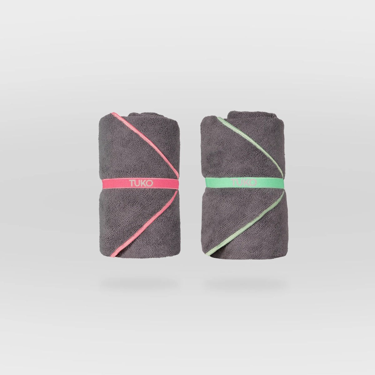 Mission TUKO Beach Towel 2 Pack in Charcoal