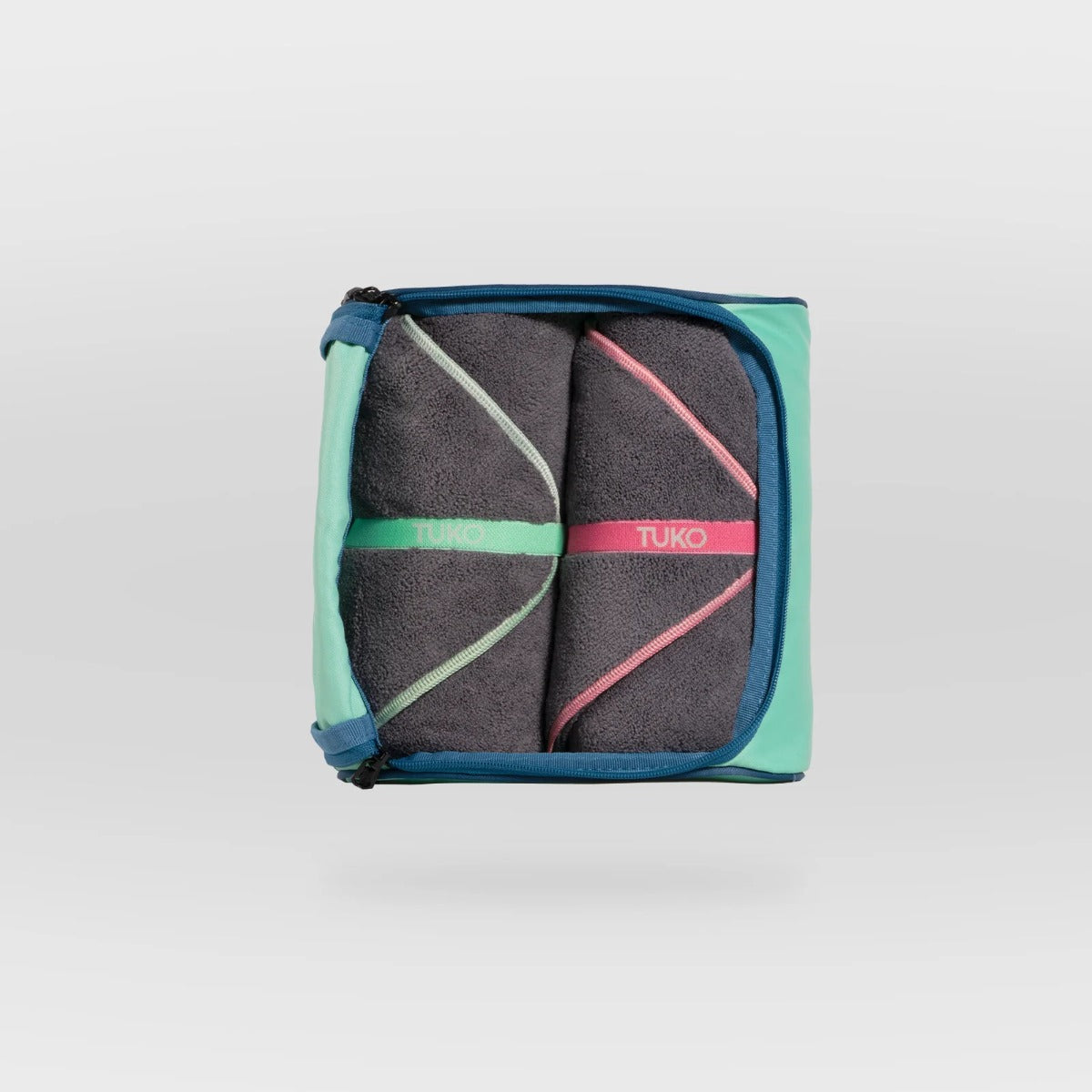 Mission TUKO Beach Towel 2 Pack in Charcoal