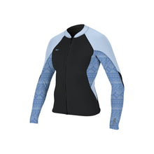O'Neill Women's Bahia 1/0.5mm Full Zip Jacket in Tempsteel/Surf/Chambray