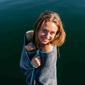 Mission TUKO Beach Towel 2 Pack in Charcoal