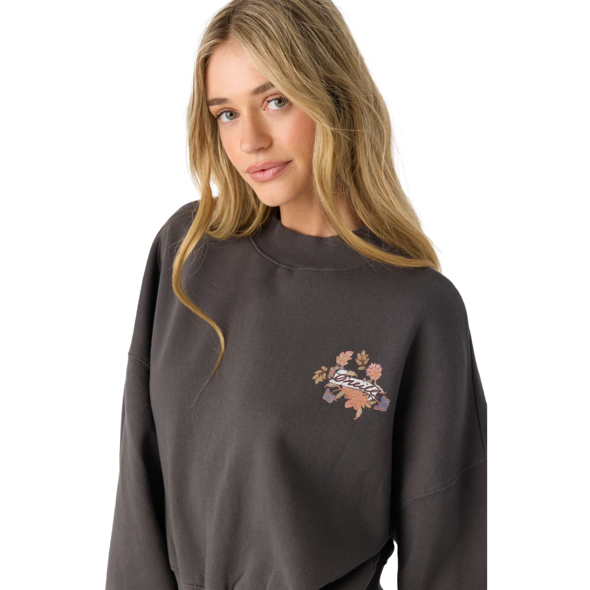 O'Neill Moment Crop in Washed Black